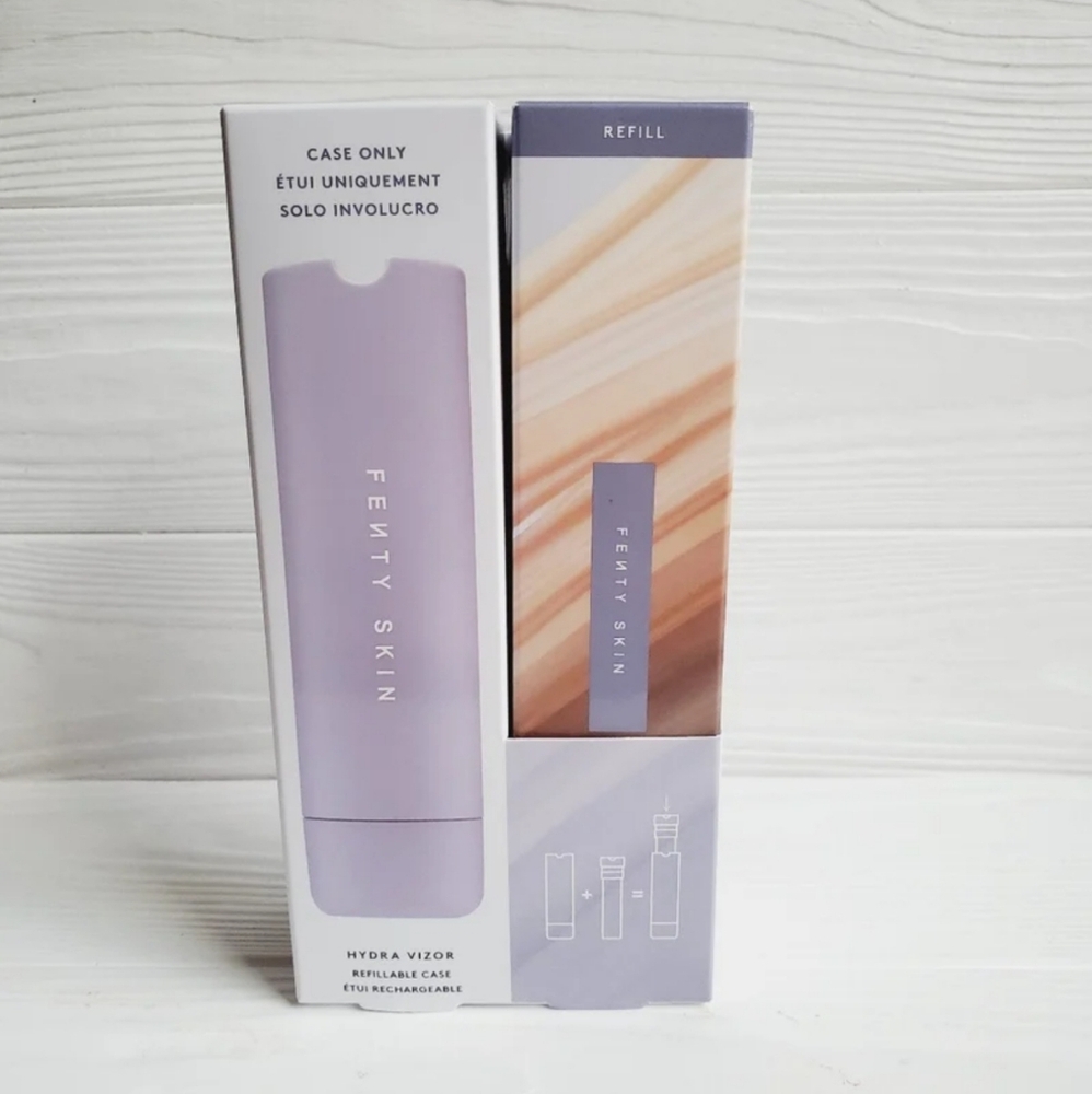 Fenty Beauty Hydra Vizor Huez SPF 30 Refillable Tinted Moisturizer Set